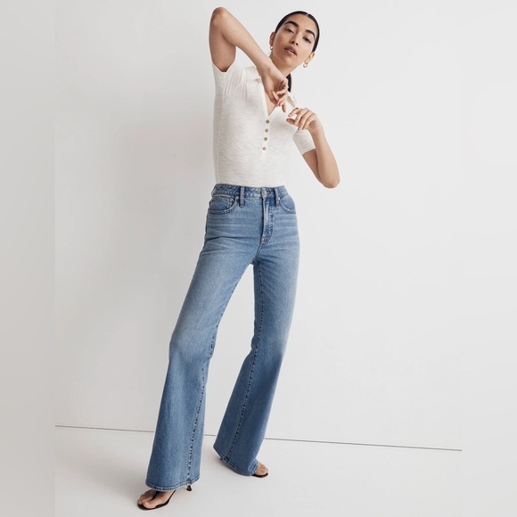 Madewell The Perfect Vintage Flare jeans size 28 Tarlow Wash - Picture 2 of 6